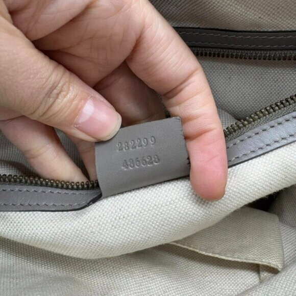 Gucci Guccissima Scarlett Leather Hand Bag 357-020425 - Picture 13 of 14